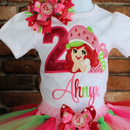 strawberry shortcake birthday outfit