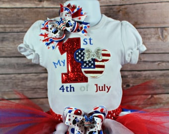 My 1st 4th of July,Miss Mouse 1st 4th of July, Girl Mouse 4th of July Girls,Babys First 4th of July Outfit,Babys 1st 4th of July Outfit,USA