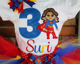 Supergirl birthday shirt Clearance