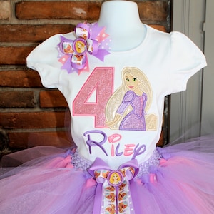 Rapunzel tutu birthday outfit best sale