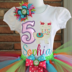 Llama Birthday Outfit,Alpaca Birthday,Llama Tutu Set,Animal Birthday Party,Zoo Birthday Party,Babys Birthday Tutu Set,Babys 1st Birthday