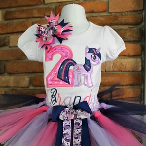 Pony Birthday Outfit, Pony shirt, Girls Birthday shirt,Midnight Sparkle Birthday Outfit, Sparkle Pony Shirt, Horse Birthday Shirt