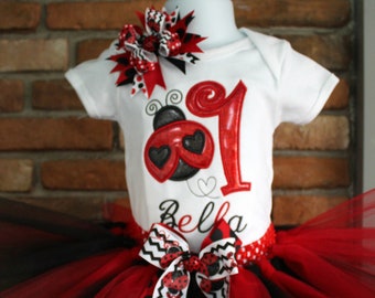 ladybug first birthday dress Monogrammed Lady Bug First Birthday Bubble, First Birthday Ladybug Out Ellie Handmades