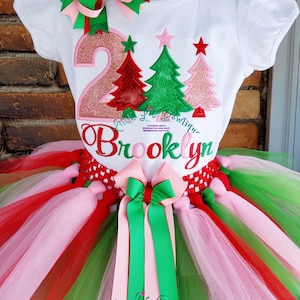 Christmas Birthday Outfit, Oh What Fun To Be One Birthday Outfit, Birthday Tutu Set,Onederland Shirt,Winter Onderland Outfit