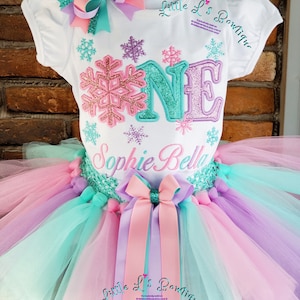winter onederland birthday dress Winter Onederland 1st Birthday Outfit: Silver Snowflake, Gray Feather Tutu