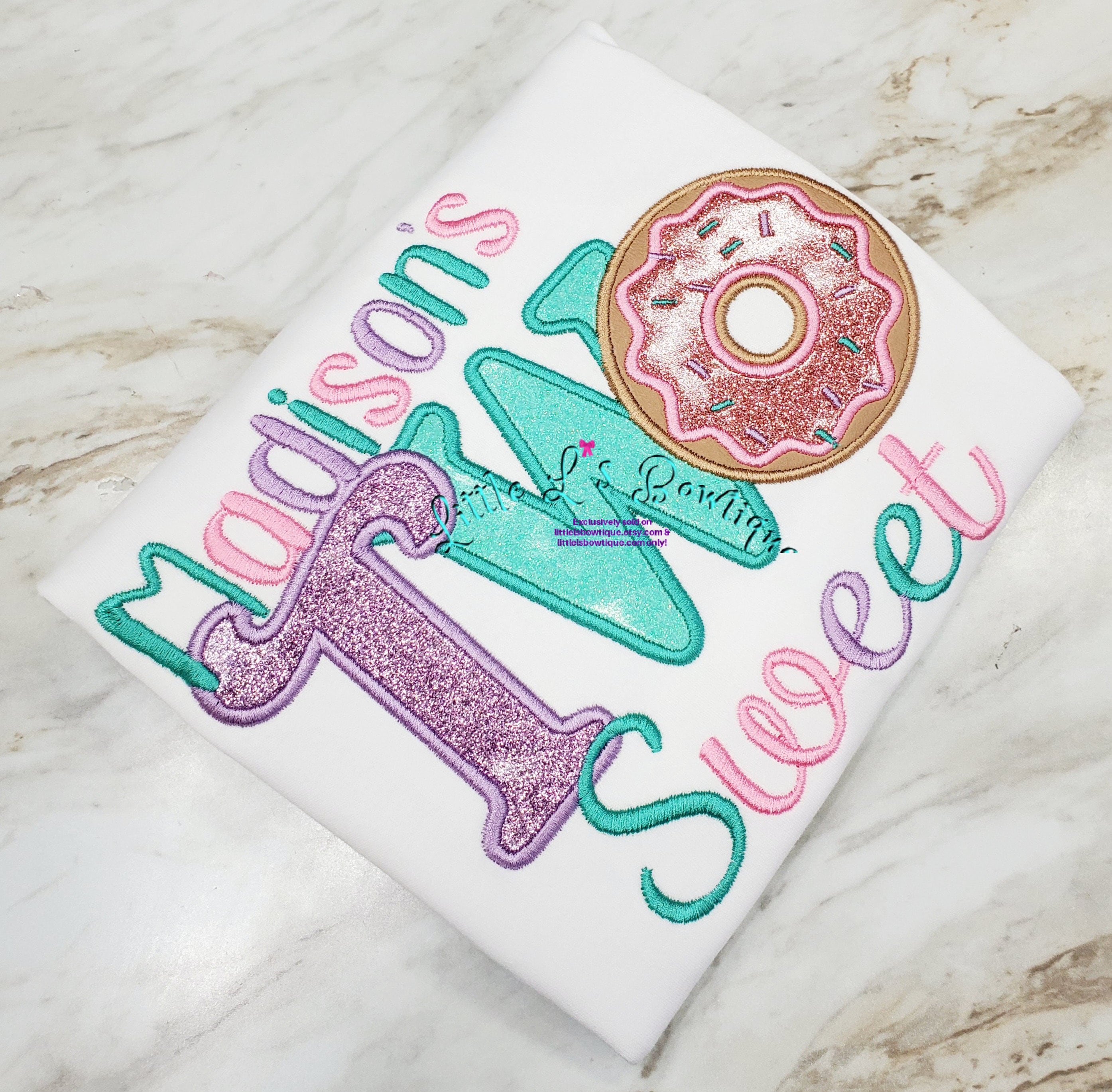 Two Sweet Outfit, Donut Birthday Tutu Set