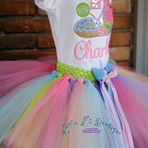 White Donut Cupcake Candy Theme Personalised Jumpsuit main image 1