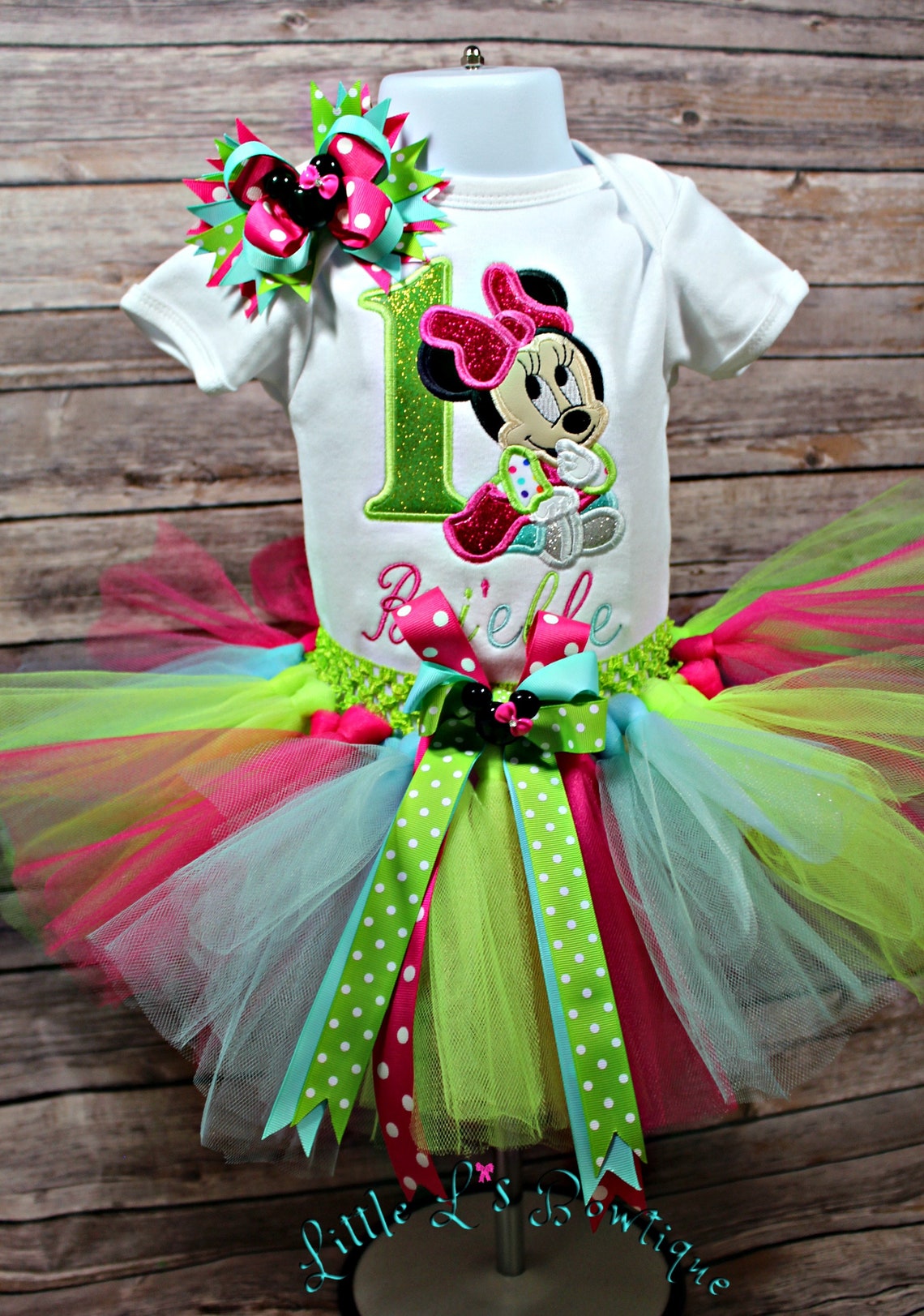 Minnie Mouse Birthday Outfit GirlsDisney Birthday Outfit Etsy