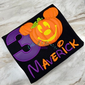 Mr. Mouse Inspired Birthday Shirt, Mouse Pumpkin Birthday Shirt ,Boys Pumpkin Shirt,Halloween Birthday Shirt, Jack O Lantern Shirt