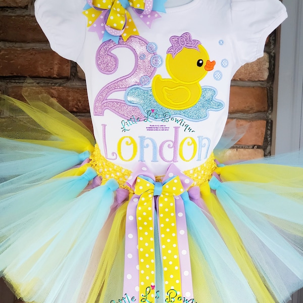 Rubber Duck Outfit, Rubber Duck Birthday Shirt,Rubber Duckie Birthday Tutu Set,Duck Shirt, Duck Birthday Shirt, Ducky Birthday Outfit