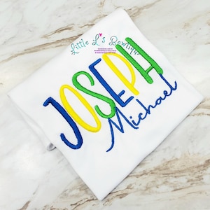 Personalized Shirt, Boys Name Shirt, Personalized Name Shirt, Cute Boys Shirt,Custom Shirt, Embroidered shirt, Monogrammed shirt