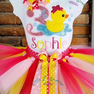 Rubber Duck Outfit, Rubber Duck Birthday Shirt,Rubber Duckie Birthday Tutu Set,Duck Shirt, Duck Birthday Shirt, Ducky Birthday Outfit