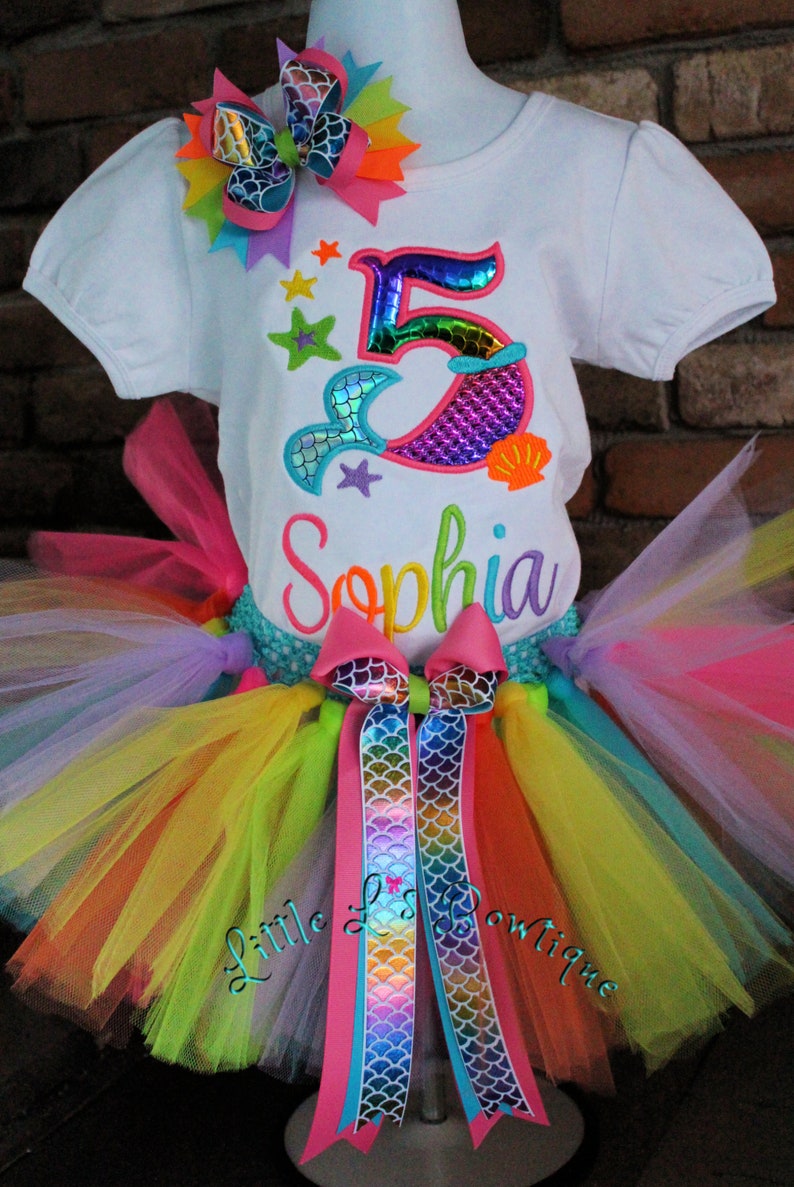 mermaid birthday outfit