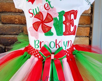 white christmas dresses Christmas Faves Tutu Dress – Mia Belle Girls main image 1