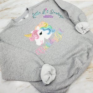 Pastel Rainbow Birthday Sweatshirt,Pastel Unicorn Sweatshirt,Rainbow Birthday Sweatshirt,Unicorn Shirt, Unicorn Birthday Sweatshirt