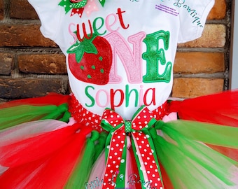 Strawberry Birthday Outfit, Sweet One Birthday Outfit, Strawberry Birthday Shirt, Sweet One Birthday Shirt, Fruit Birthday Set, Picnic Shirt