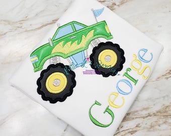 Monster Truck Shirt, Truck Shirt, Monster Truck Birthday Shirt, Big Truck Shirt, Boys Truck Shirt