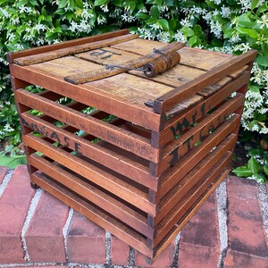 Egg Crate  Antiques Country Decor  Carrier Owosso Manufacturing Company Humpty Dumpty Rustic Decoration
