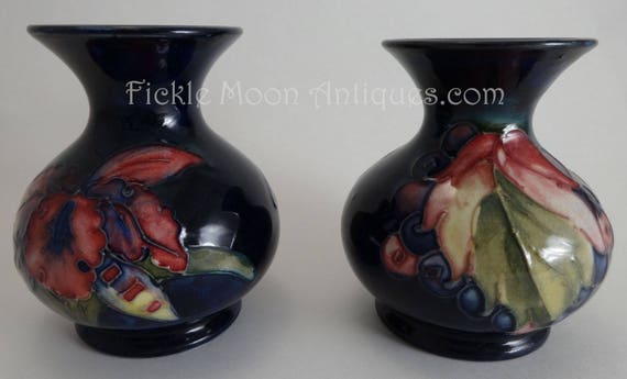 William Moorcroft Vintage Pottery Vases England Etsy