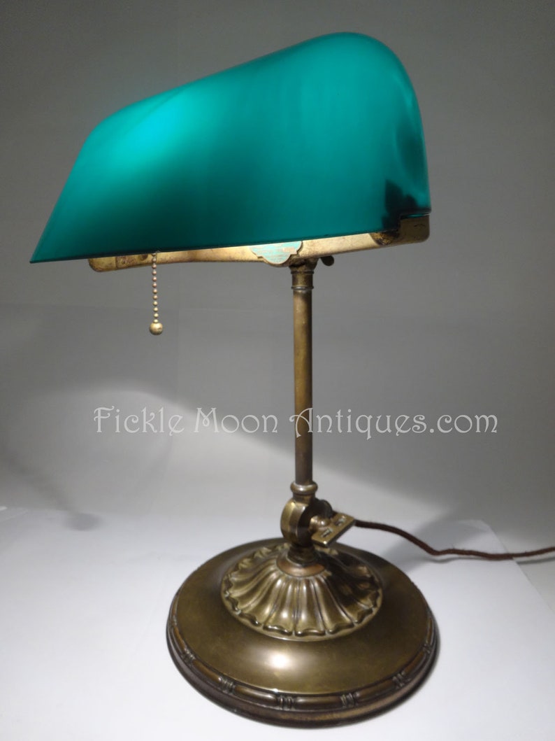Emeralite H G Mcfaddin Lawyer Student Library Table Lamp Desk Etsy