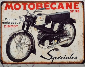 Plaque métal déco motorcycles - Les Plaques/Plaques autre format rétro