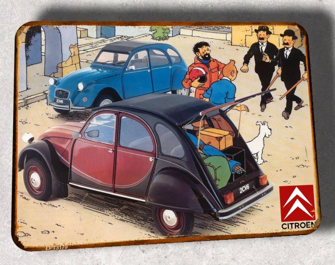 Plaque métal 20 x 30 cm - Citroën 2 CV Charleston Plaque métal 20 x 30 cm - Citroën 2 CV Charleston