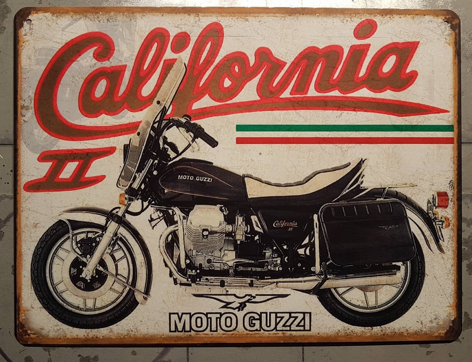 Moto Guzzi Motorcycles  Collectible retro metal signs for your wall