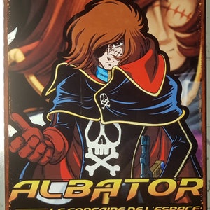 Figurine Albator - Captain Harlock 25 cm