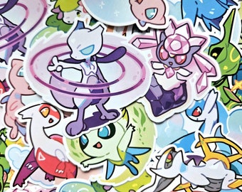 Powerful Protector Legendary & Mythical Pokemon Stickers Version 1