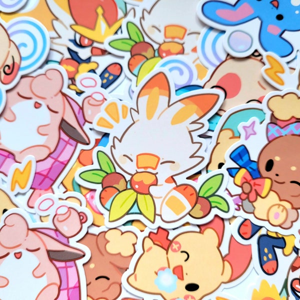 Hippity Hoppity Rabbit Pokemon Stickers