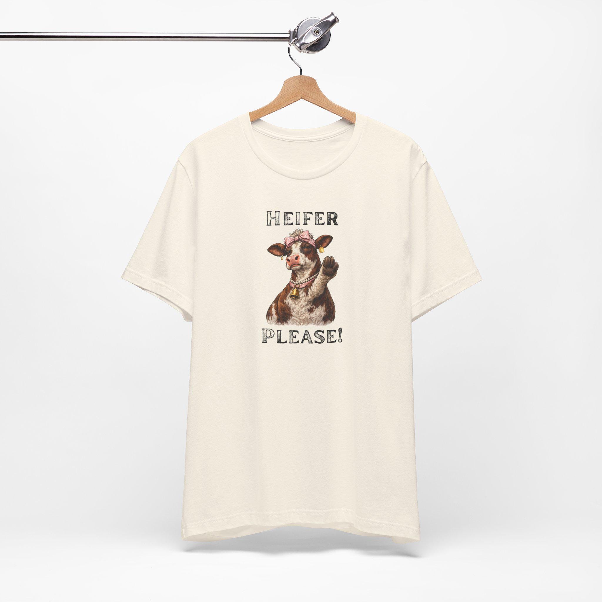 Heifer Please Cow Illustration T-shirt | Funny Farm Animal Tee - Etsy