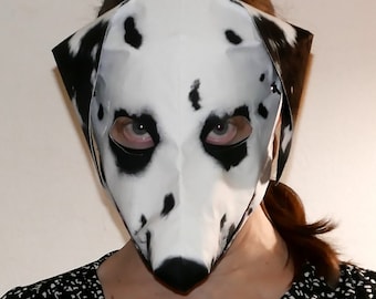 Dalmation Mask, Dog Mask