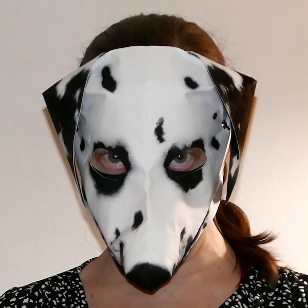 Dalmation Mask, Dog Mask