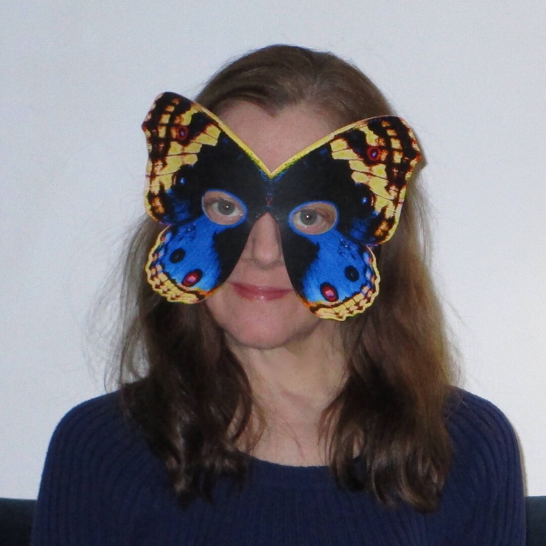 Butterfly Mask, Halloween Mask, Masquerade Mask, Costume Mask, Theatre ...