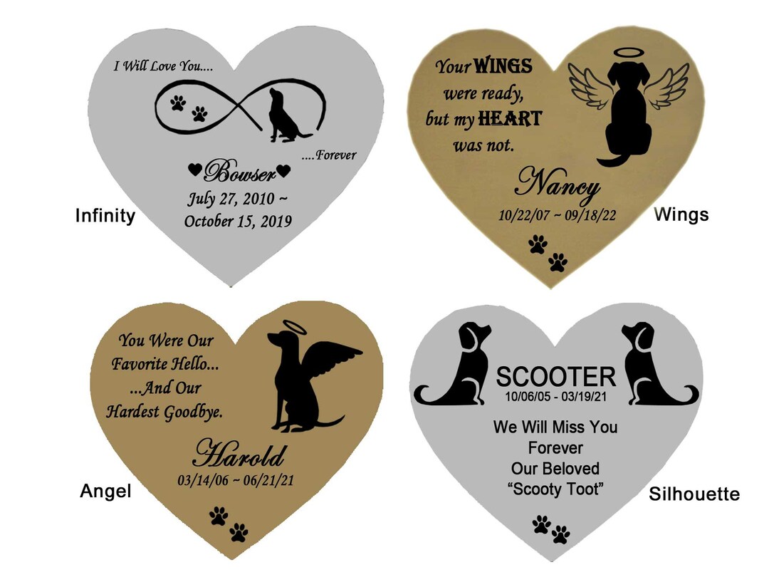 Dog Name Plate, Pet Loss Dog, Engrave Name Plate for Dog Ashes, Dog Urn