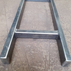 Single One H Design Metal Breakfast Bar High Table Leg 90cm - Etsy UK