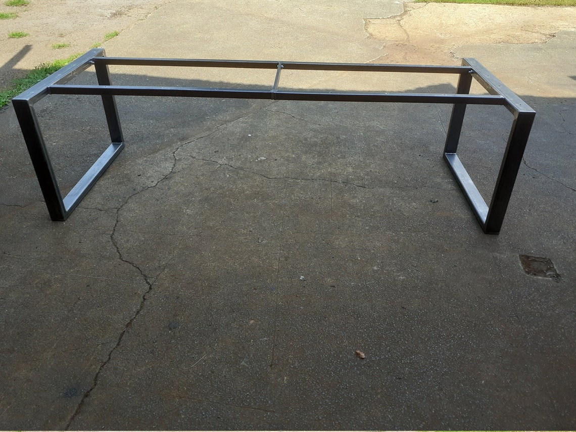 Metal Table Frame Retro Industrial Steel Desk Bar Breakfast Etsy UK