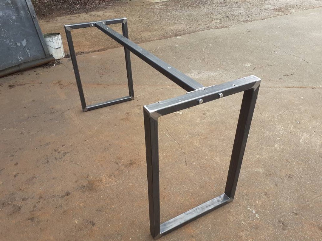 Metal Table Frame Retro Industrial Steel Desk Bar Breakfast Island