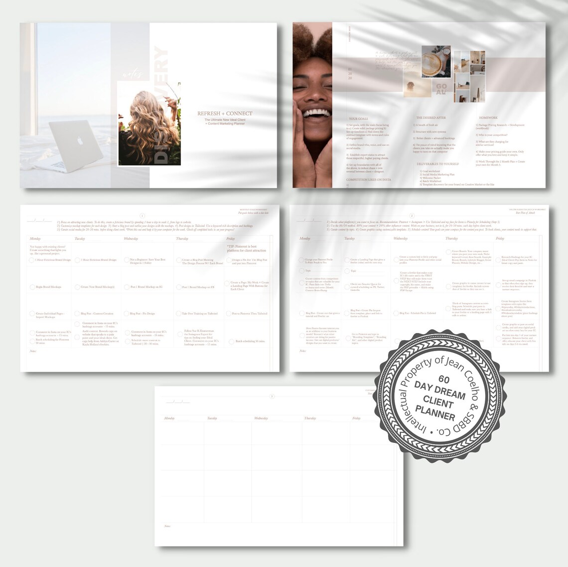 Onboarding Kit Complete With Branding Process Timeline Client Etsy