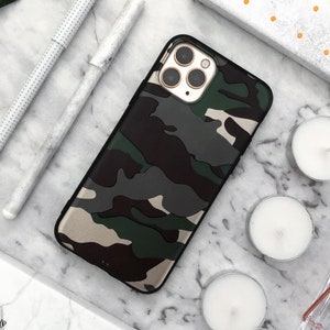 Camouflage iPhone Case iPhone 11 Case iPhone 11 Pro Case iPhone 11 Pro Max Case Xs Max Case XS Case XR Case X Case 8 Plus 8 7 SE 6S 6 Green