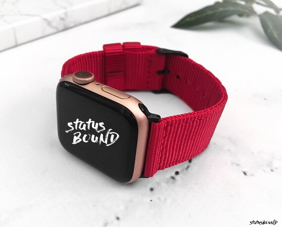 Rojo Apple Watch Band Apple Watch Strap iWatch Band iWatch | Etsy México