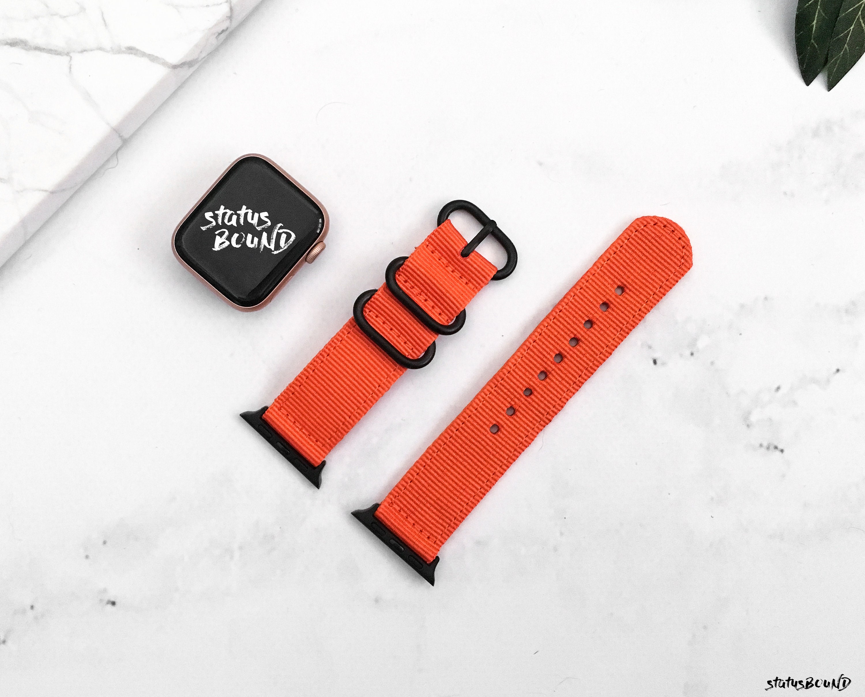 Orange Apple Watch Band Apple Watch Strap iWatch Band iWatch Etsy