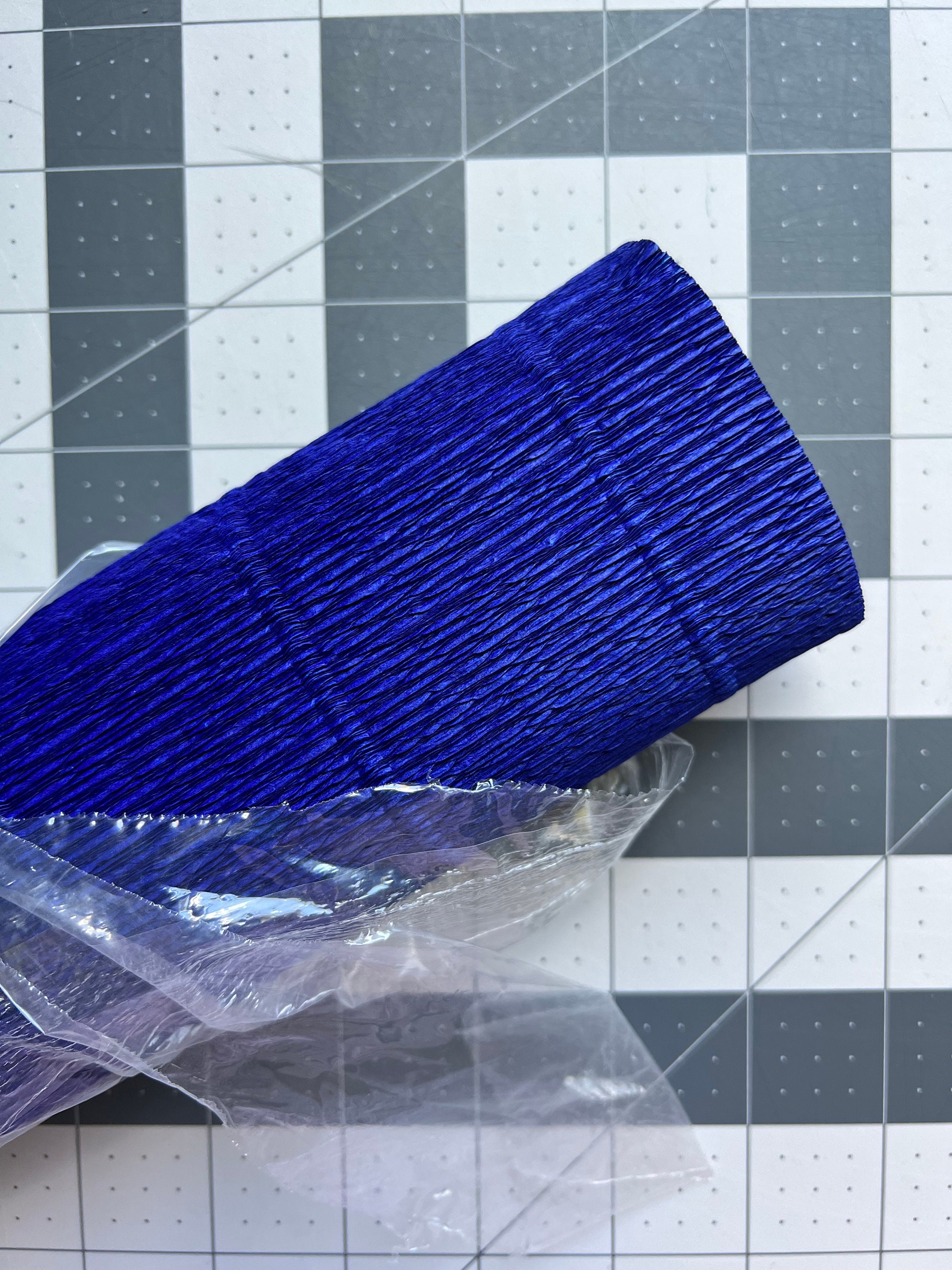 Italian Crepe Paper Rolls 555 Midnight Blue 180 Gram Set of 5 Etsy