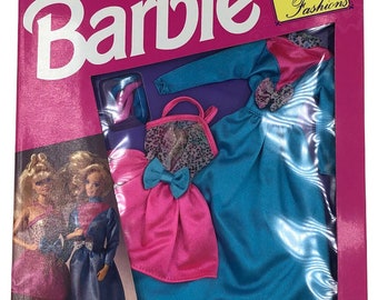 Barbie Fantasy Fashions 1993 2 Complete Fashions #8242E Vintage Mattel