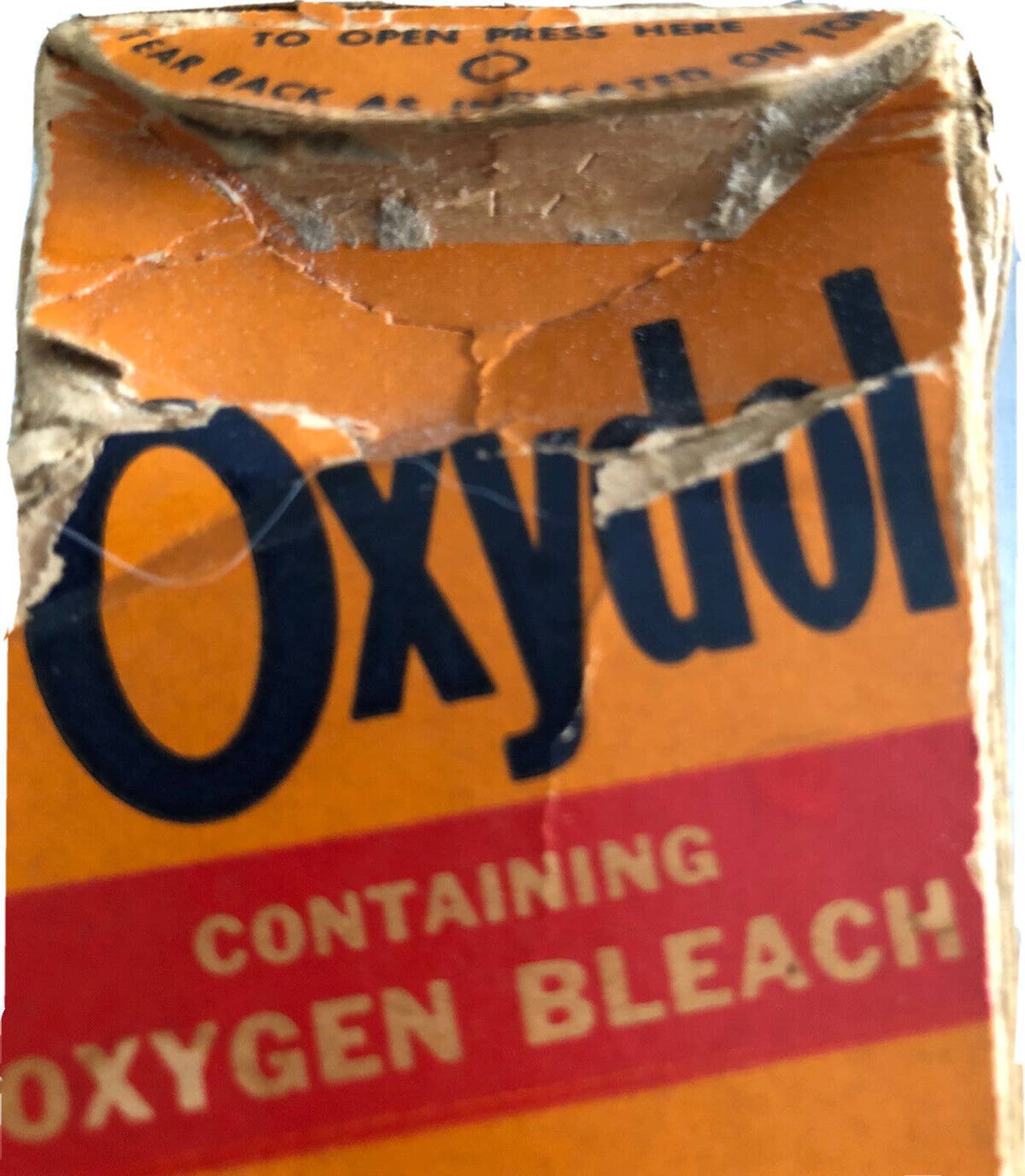Oxydol Laundry Detergent Early 1956 First Production Unused NOS 1 Lb 4