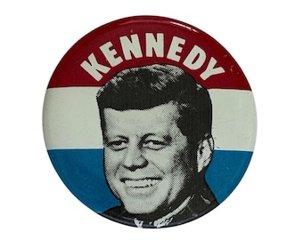 Botón de campaña clásico de reproducción de 2,5 cm (1 pulgada) de John F. Kennedy, de 1960, de JFK, 1960.