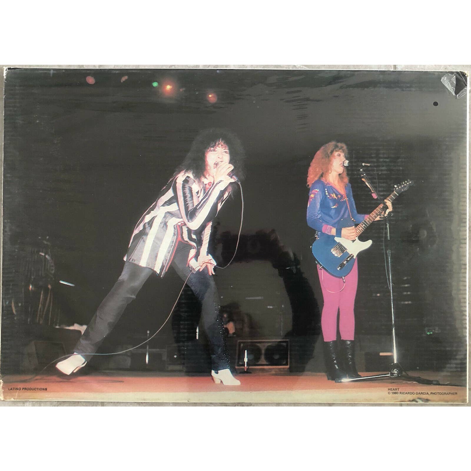 Heart Band Rock and Roll Vintage Poster Garage 1980 Ricardo Etsy UK