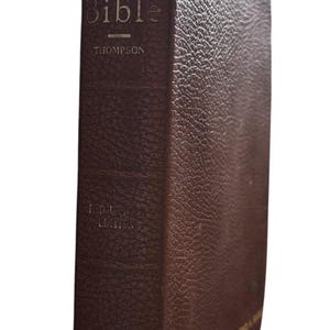 The New Chain Reference Bible Thompson 4th Improved Edit index Red Letter Leathe