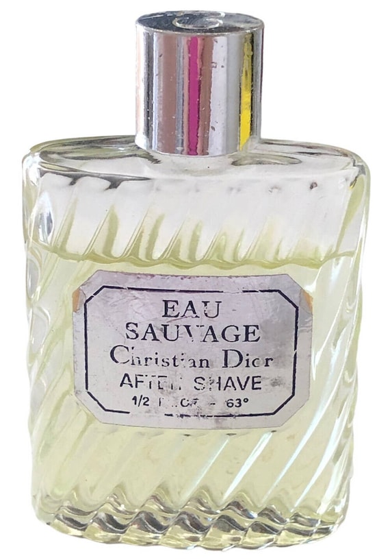 Christian Dior EAU SAUVAGE MINI After Shave 1 2oz 80 Full Vintage Designer Etsy Canada