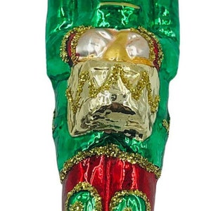 Nutcraker 1996 House of Ivana European Glass Ornament Collection 6.5&quot;